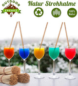 Strohhalme aus Stroh