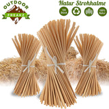 Strohhalme aus Stroh
