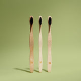 Bambus Zahnbürste Wave 3er Erwachsene